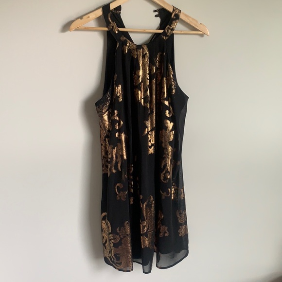 Dresses & Skirts - Black and Gold Formal Dress